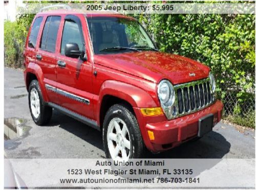 2005 jeep liberty limited sport utility 4-door 3.7l