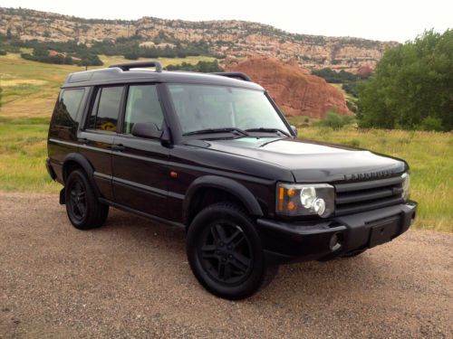 2004 land rover discovery se sport utility 4-door 4.6l, beautiful black on black