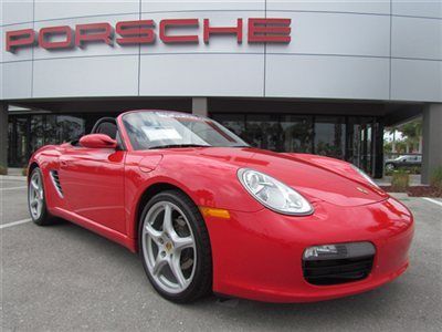 06 boxster with only 24k miles, factory certified. 19" wheels, painted roll bars