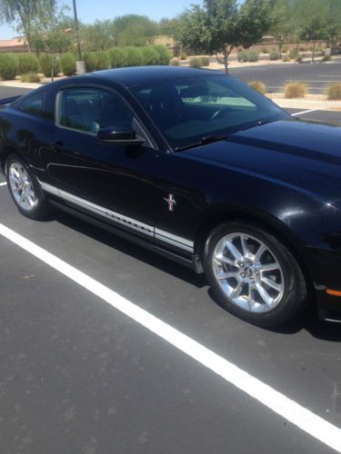 2010 ford mustang v6 4.0 one owner black on black leather auto