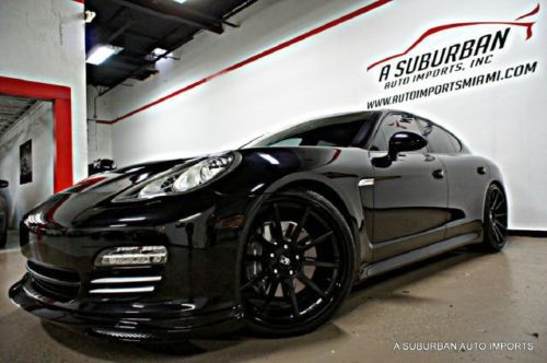 2011 porsche panamera 4 awd 22&#034; concave rims bodykit 1 owner clean carfax pdk