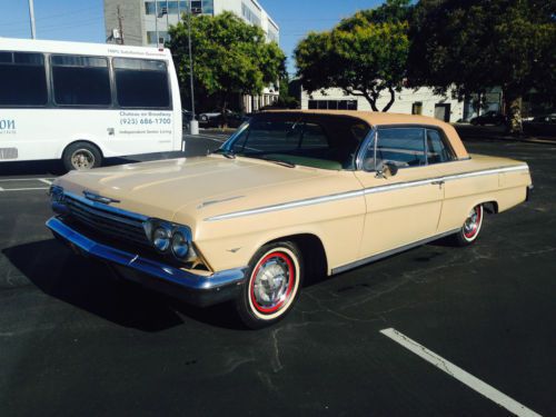 1962 chevy impala sport coupe  v8 runs and drives, everything works original