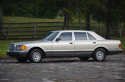 Amazingly well preserved one owner smoke silver documented classic mercedes 500