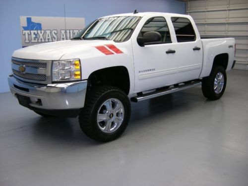 We finance!!! 2013 chevrolet silverado 1500 lt 4x4 lifted leather tow texas auto