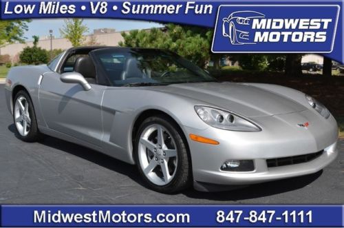 2007 corvette one owner only 10,075 miles supberb silver 06 08 09 10