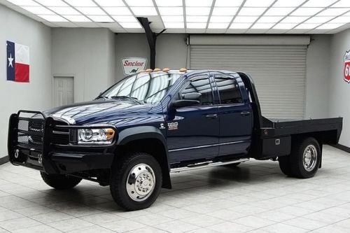 Sell used 2008 Dodge Ram 4500 Diesel 4x4 Dually 6-Speed Flat Bed Hauler ...