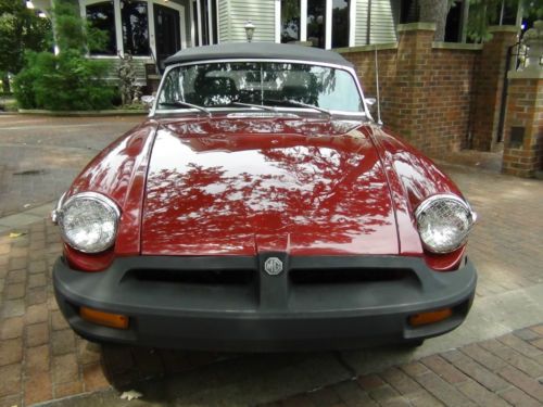 1977 MGB Roadster Convertible Burgundy with Black Southern Car Drives Great!, US $5,995.00, image 2