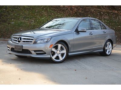 Cox &amp; co. 2011 c300 sport, bluetooth ready, glass sunroof, ipod port