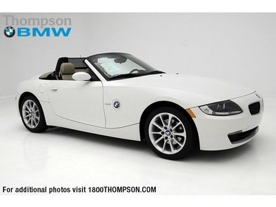 2007 bmw z4 3.0i navigation premium package heated leather seats bal of warranty