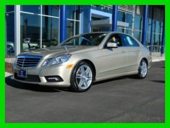 10 mercedes-benz e350 sport cpo certified 1-owner awd we finance! premium 2 amg