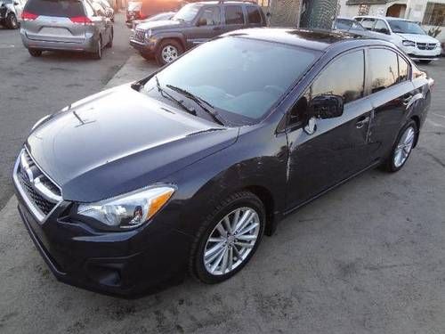 2012 subaru impreza premium damaged salvage runs! cooling good priced to sell!!