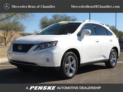 2010 lexus rx350, white with navigation, chromes, call 480-421-4530