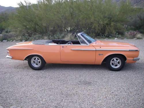 Sell Used 1962 Plymouth Fury Convertible In Tucson Arizona