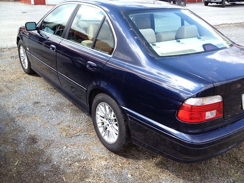 2001 bmw 530i base sedan 4-door 3.0l auto, 123k miles