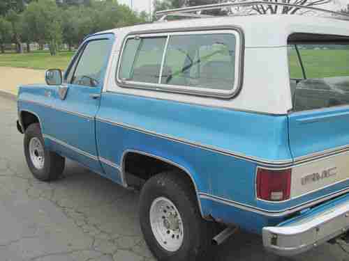 Sell used 1979 GMC Jimmy High Sierra Sport Utility 2-Door ... Sell used 1979 GMC Jimmy High Sierra Sport Utility 2-Door ...