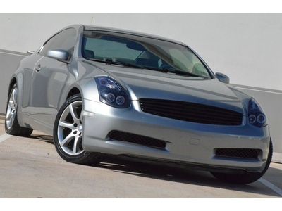 2004 infiniti g35 coupe auto *no reserve* dvd lthr s/roof fresh trade hwy miles