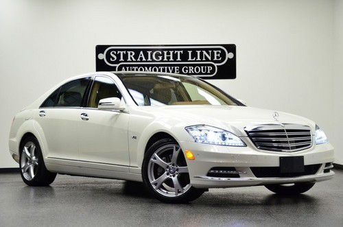 2012 mercedes benz s600 diamond white, rear dvd's