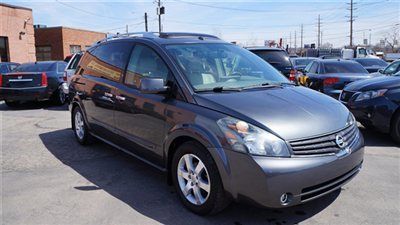 08 nissan quest se nav dvd pwr doors pwr trunk stow 3rd row bose stereo msrp 40k