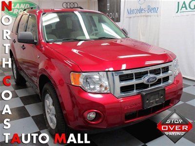 2008(08)escape xlt 4wd red/gray sun cruise sirius cd chgr pwr save huge!!!