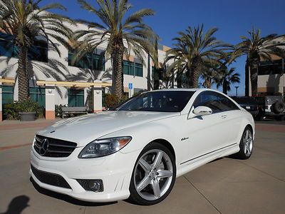 1 owner ca. rust free cl63 amg, artic white on beluga black, must see pics