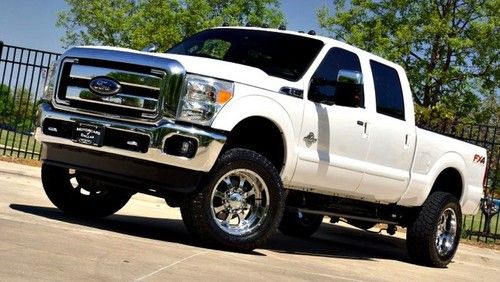 2012 ford f-250 lariat fx4 navigation sunroof tow package  cool seats 1 owner