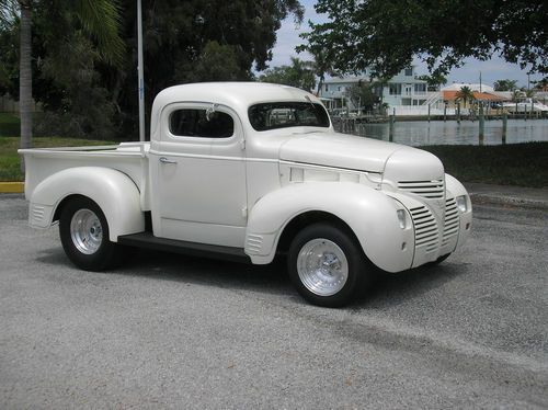 1940 dodge custom pickup off frame restored chopped 440 magnum auto ps ac duals