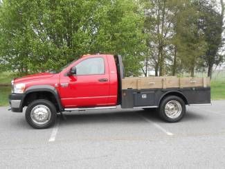 08 dodge ram 4500 cummins diesel dually beds hauler/flatbed