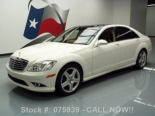 2007 mercedes-benz s550 p2 pano sunroof nav rear cam!! texas direct auto