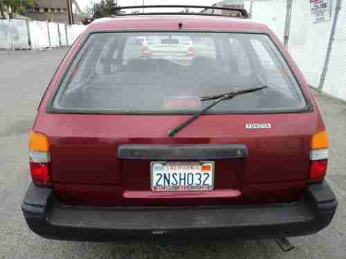 Toyota Corolla Gas Mileage >> Sell used 1989 Toyota Corolla DLX Wagon 5-Door 1.6L, NO ... Toyota Corolla Gas Mileage >> Sell used 1989 Toyota Corolla DLX Wagon 5-Door 1.6L, NO ...