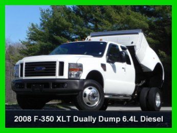2008 ford f350 fx4 extended cab dually 4x4 6.4l powerstroke diesel dump truck