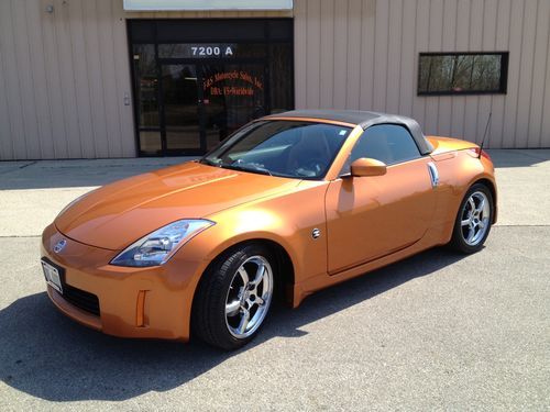 2005 nissan 350z roadster touring convertible navigation chrome wheels one owner
