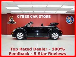 New beetle convertible auto triple black one fl, owner clean car fax real sharp