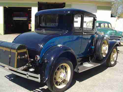 1930 FORD MODEL A COUPE DELUX ORIGINAL RESTORE, NUMBERS MATCHING ,  RUMBLE SEAT, image 10