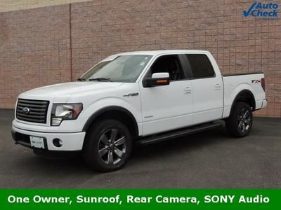 We finance!!! fx4 certified truck 3.5l ecoboost leather sunroof moonroof sync