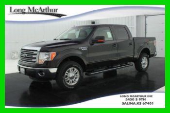 2013 lariat 4wd supercrew 5.0 v8 leather 4x4 microsoft sync! crew we finance!