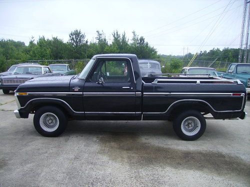 1977 ford xlt ranger f-100 390 v8 factory p/s, p/b and a/c runs great