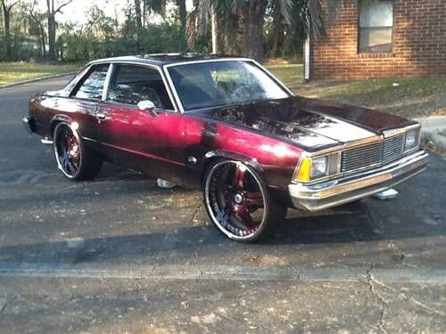 Candy purple 1981chevy malibu excellent condition