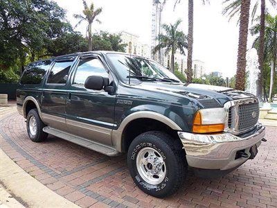 Florida ford excursion lmited 4x4 luxury 8 passenger suv v10 gas excellent value