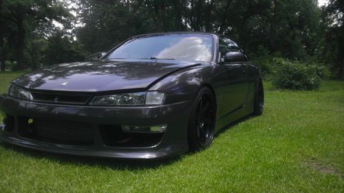 1998 s14 240sx w/s15 sr20det swap, origin stylish body kit, fresh pewter paint!!