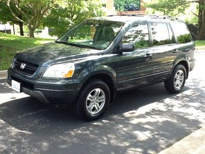 Very nice loaded honda pilot ex-l with navigation leather heated seats sunroof