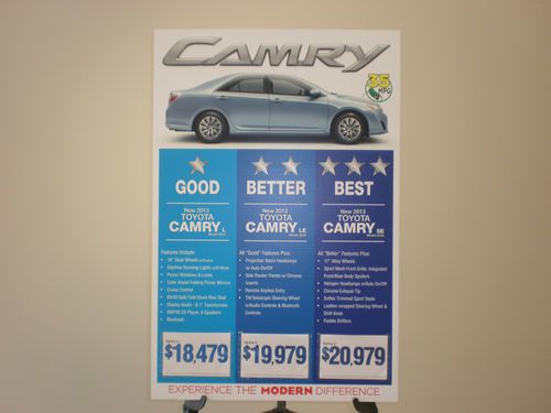 Toyota's big one sales event!!!!!!! brand new camry's starting at $18,479!!!!!!!