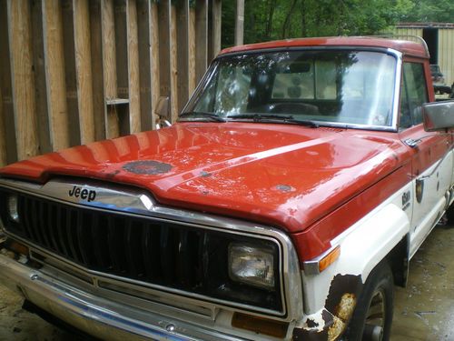 1983 jeep j10 pickup 360 v8 wagoneer conversion