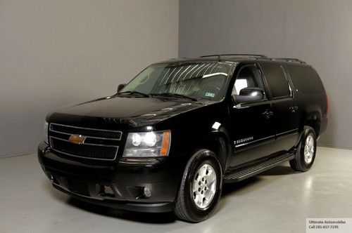 2007 chevrolet suburban 1500 lt 4x4 rear-dvd leather 3row 7-pass pdc liftgate!
