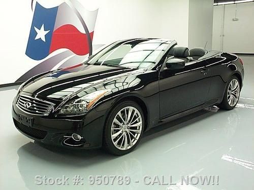 2011 infiniti g37 convertible auto nav rear cam 19s 49k texas direct auto