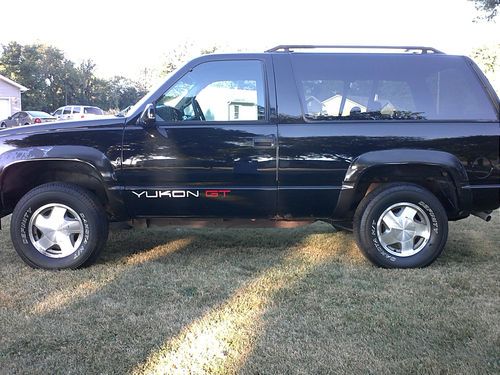 1995 gmc yukon gt 2-door 4x4 drive anywhere tahoe 5.7l posi