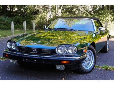 1990 jaguar xjs convertible 1 owner v12 5.3l super low miles carfax rare