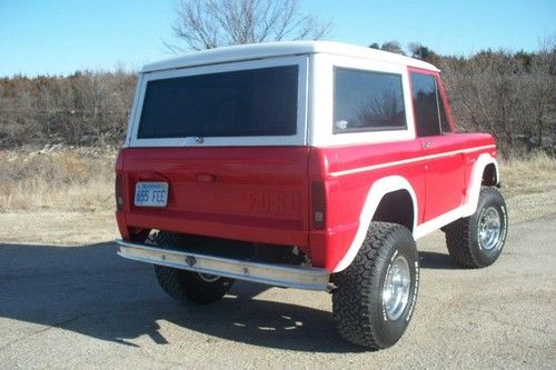 1973 &#034;rust free body&#034; ford bronco