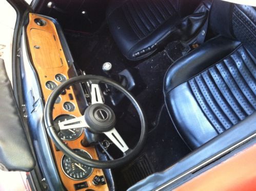 1973 triumph tr 6 convertible. rust free original &amp; complete needs engine rehab.