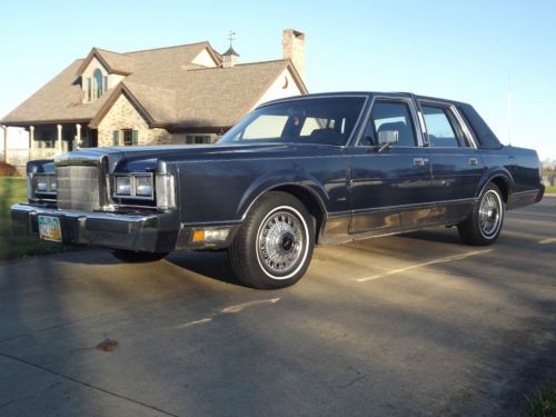 1988 lincoln town car signature series family owned since new!