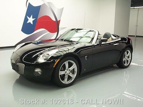 2006 pontiac solstice roadster 5-speed leather only 61k texas direct auto